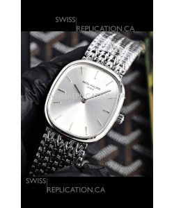 Patek Philippe Golden Ellipse 5738 Steel Dial Super Clone Watch 