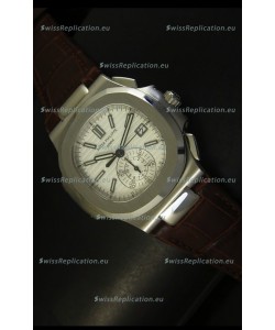 Patek Philippe Nautilus 5980 Brown Strap - 1:1 Ultimate Mirror Replica