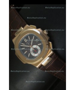 Patek Philippe Nautilus 5980 Black Dial - 1:1 Ultimate Mirror Replica