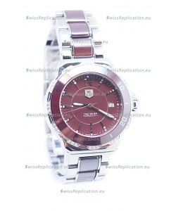 Tag Heuer Formula 1 Quartz Brown Ceramic Diamonds Bezel Watch