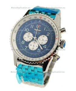 Breitling Navitimer Chronometre Japanese Watch in Blue Dial