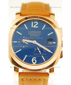 Panerai Luminor Marina Power Reserve Japanese Replica Gold Watch