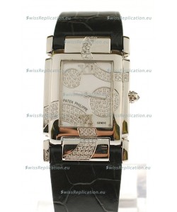 Patek Philippe Twenty Four Swiss Replica Watch in White Dial