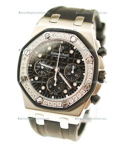 Audemars Piguet Royal Oak Offshore Alinghi Limited Edition Swiss Replica Watch in Diamond Bezel