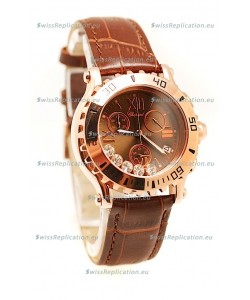 Chopard Happy Sport Ladies Gold Swiss Watch