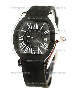 Cartier Roadster Japanese Replica Watch in Black