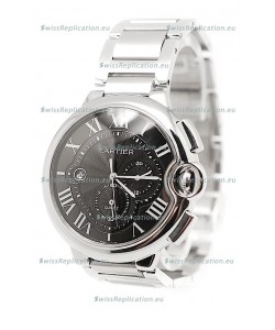 Ballon De Cartier Chronograph Swiss Replica Watch in Black Dial