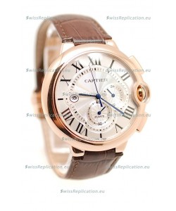 Ballon Blue De Cartier Swiss Replica Gold Watch