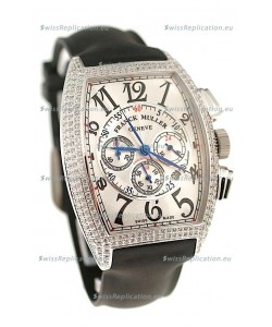 Franck Muller Master of Complications Swiss Replica Watch in Diamond Bezel