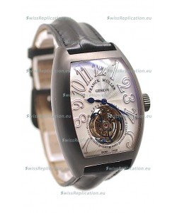 Franck Muller Aeternitas Tourbillon Swiss Replica PVD Watch in White Markers