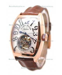Franck Muller Aeternitas Tourbillon Swiss Replica Gold Watch 