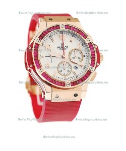 Hublot Gold Big Bang Tutti Fruitti Red Swiss Replica Watch