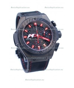 Hublot Big Bang F1 Edition King Power Swiss Replica Black Ceramic Watch