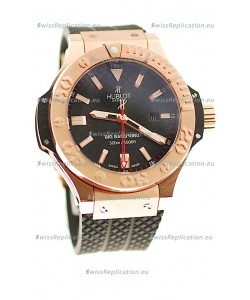 Hublot Big Bang King Swiss Replica Watch in Black Carbon Dial