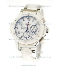 Hublot Big Bang Swiss Replica Watch in Steel/Rubber Strap
