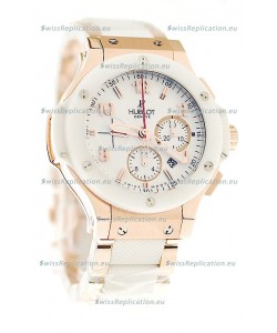 Hublot Big Bang 18K Pink Gold Casing Swiss Watch 