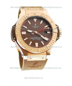 Hublot Big Bang King Swiss Replica Watch in Brown Carbon Dial