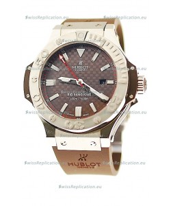Hublot Big Bang King Swiss Watch in Steel Case Palladium Coated Bezel