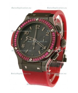 Hublot Black Big Bang Red Tutti Frutti Swiss Replica Watch