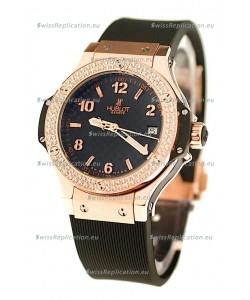Hublot Big Bang Cappucino Carbon Face Swiss Replica Watch