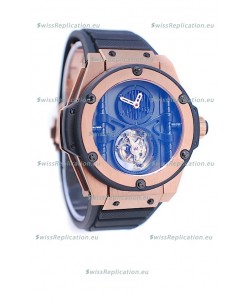 Hublot King Power Vendome Manufacture Tourbillon Swiss Rose Gold Watch