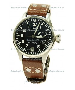IWC Big Pilot Swiss Replica Watch in Black Dial