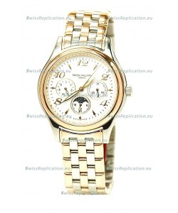 Patek Philippe Grand Complications Japanese Replica Gold Watch in Arabic Hour Markers
