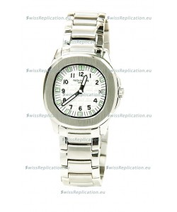 Patek Philippe Aquanaut Ladies Steel Watch in Green Markers
