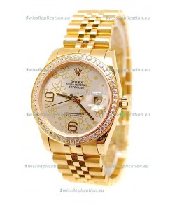 Rolex Datejust Floral Motif 2011 Edition Swiss Replica Watch