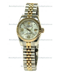 Rolex Floral Motif Datejust Ladies Replica Watch