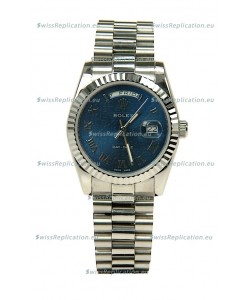 Rolex Day Date-Silver Swiss Replica Watch