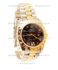 Rolex DateJust Mid-Sized Gold Japanese Replica Watch 