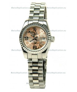 Rolex Floral Motif Datejust Ladies Replica Watch