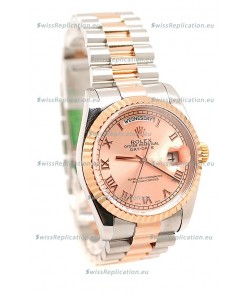 Rolex Day Date Two Tone Swiss Replica Watch