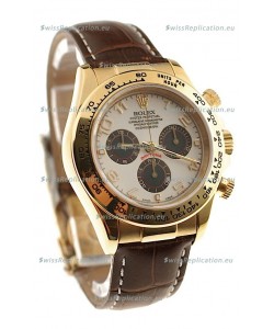 Rolex Daytona Cosmograph Swiss Replica Gold Plated Watch