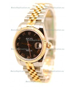 Rolex DateJust Mid-Sized Japanese Replica Two Tone Watch
