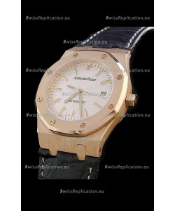 Audemars Piguet Royal Oak Watch in White Dial
