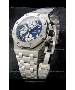 Audemars Piguet Royal Oak Watch in Blue Safari Dial - Secs hand 9 O Clock