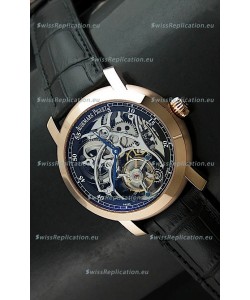 Audemars Piguet Jules Audemars Tourbillon Swiss Watch in Pink Gold