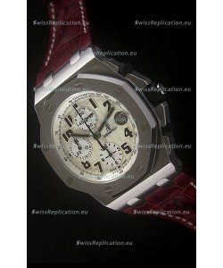 Audemars Piguet Royal Oak Watch in Off White Dial - Secs hand 12 O Clock