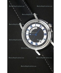 Breguet De La Marine Swiss Replica Watch in Black & White Dial