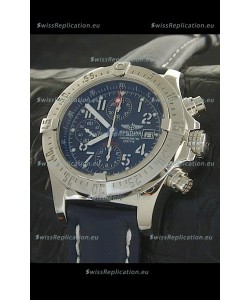 Breitling Skyland Swiss Replica Watch in Blue Dial