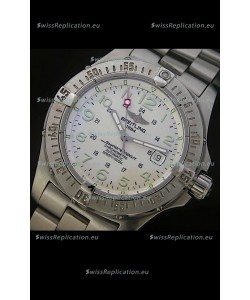 Breitling Superocean Swiss Replica Watch in White Dial