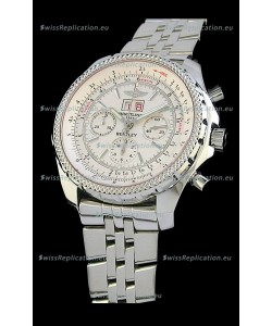 Breitling Bentley 6.75 in Swiss Replica Watch in Off White Dial