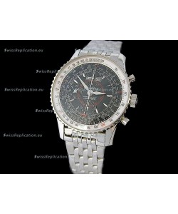 Breitling Navitimer World Swiss Replica Watch in Black Dial