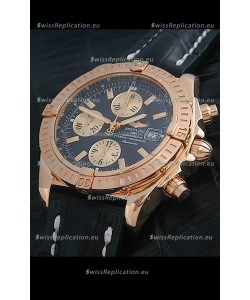Breitling Windrider Swiss Replica Watch in Black Dial