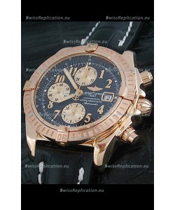 Breitling Windrider Swiss Replica Watch in Black Dial