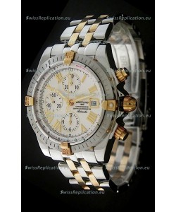 Breitling Chronomat Evolution Swiss Replica Watch in White Dial