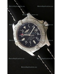 Breitling Avenger Seawolf Swiss Replica Watch in Black Dial
