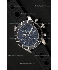 Breitling Superocean Swiss Replica Watch in Black Dial